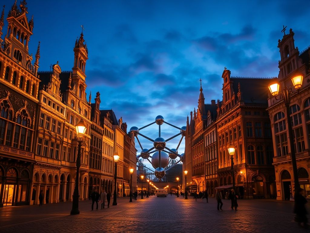 Brussels: Grand Place & Atomium